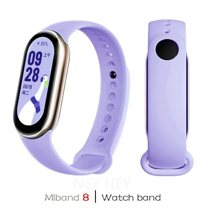 Waterproof Silicone Sport Strap for Xiaomi Mi Band 8/9 NFC – Replacement Smartwatch Bracelet