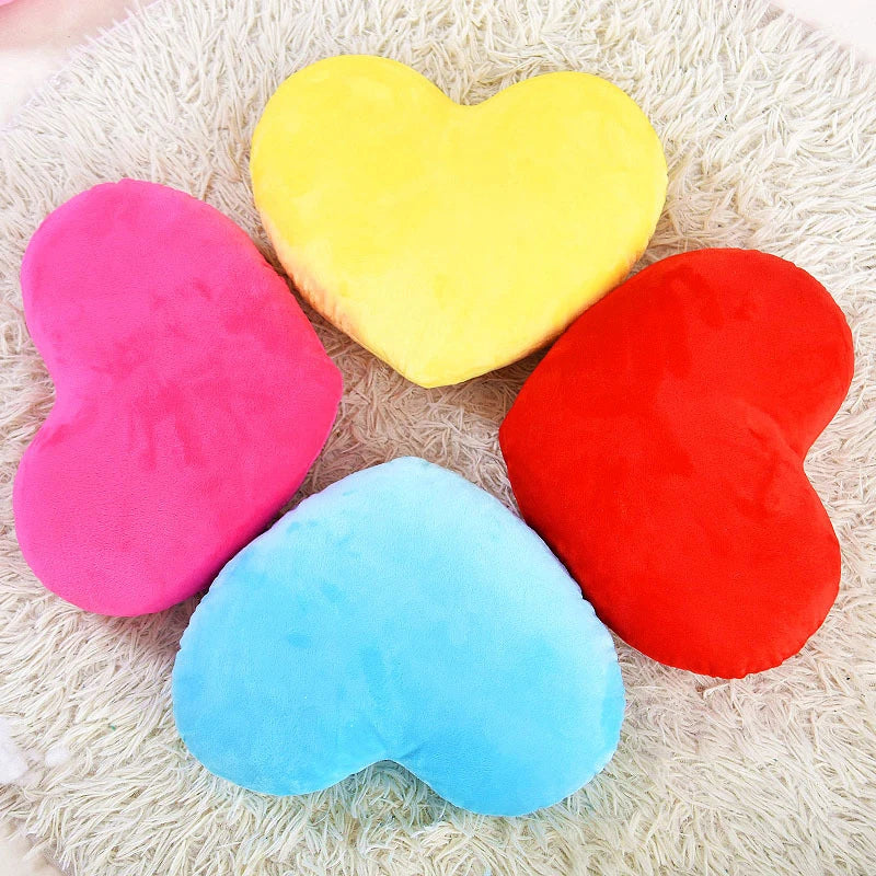 Cute Heart-Shaped Plush Pillow – Soft Sleeping Cushion for Living Room Decor, Valentine’s Day Gifts, Comfortable Sofa Pillow (15/20/30cm)