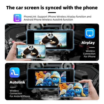 7-Inch Motorcycle GPS Navigation with Wireless Apple CarPlay & Android Auto – Waterproof Touchscreen Display, BT Connectivity, IPX7