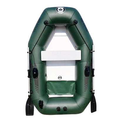 Solar Marine 2-Person Inflatable PVC Fishing Boat – 2M Wear-Resistant Kayak Canoe with Free Accessories