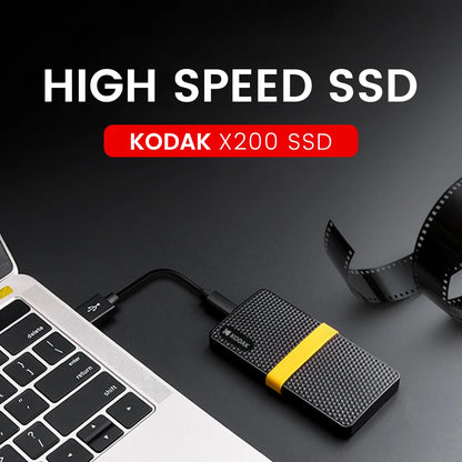 KODAK X200 External SSD – Portable 1TB, 512GB, 256GB USB 3.1 Hard Drive for Laptops, Smartphones, PS4, PC, Mac & TV