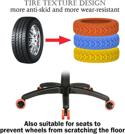 Thicken Texture Silicone Wheels Protector for Luggage: Reduce Noise & Protect Travel Luggage - 1/8Pcs Luggage Accessories