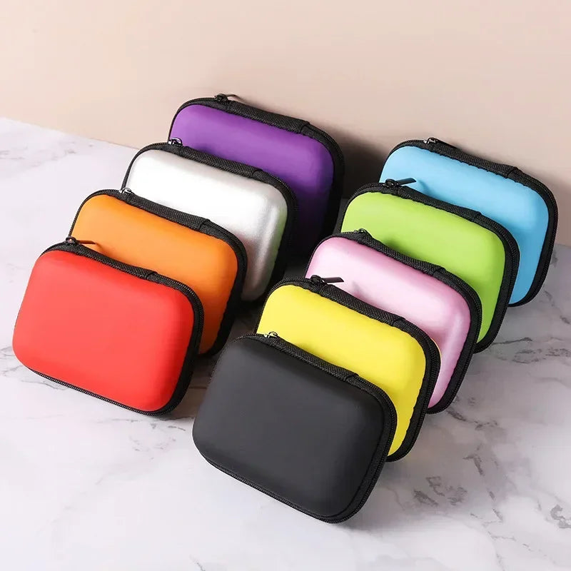 Sundries Travel Storage Bag – Zipper Case for Earphones, Portable Cable Organizer, Electronics Charging Storage