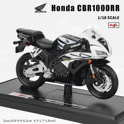 Maisto 1:18 Alloy Motorcycle Model – Yamaha MT-07/MT-10, Ducati, Kawasaki, KTM, Suzuki, BMW