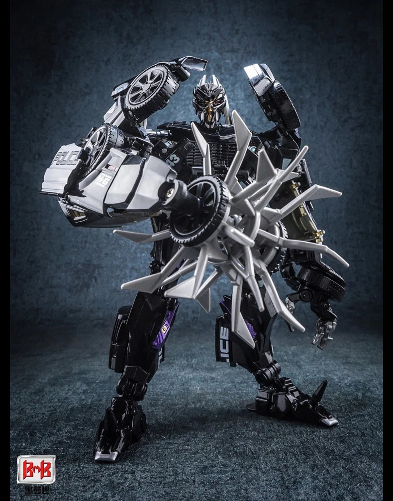 BMB Transformation LS02 Barricade – KO MPM05 Black Mamba MP Action Figure Robot Toy Collection