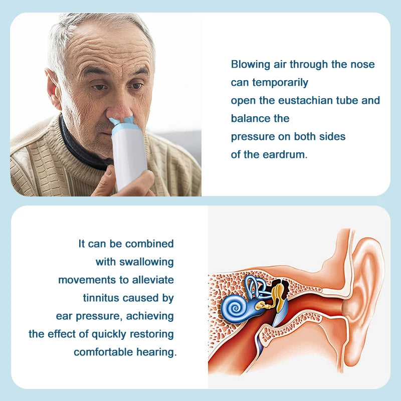Electric Tinnitus Relief Device – Ear Pressure Expander for Ringing, Pain, Dizziness, and Hearing Improvement