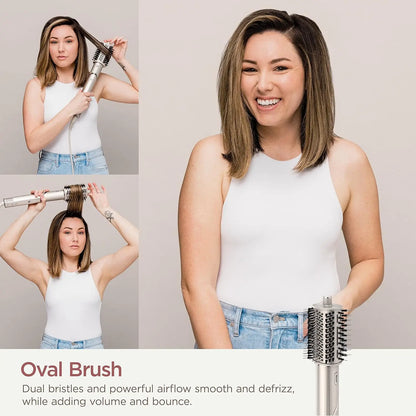 Shark HD430 FlexStyle Hair Dryer & Airwrap – Negative Ion Blow Dryer Brush, Multi-Styler with Auto-Wrap Curlers