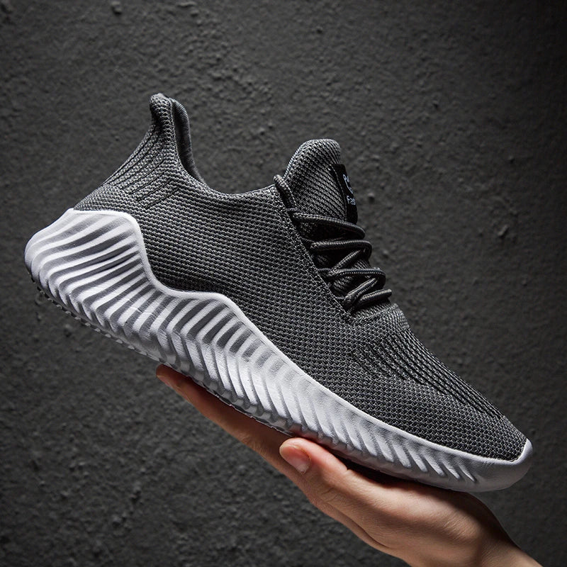 Men's White Sneakers – Casual Walking & Running Shoes, Plus Size 49, Tennis Masculino