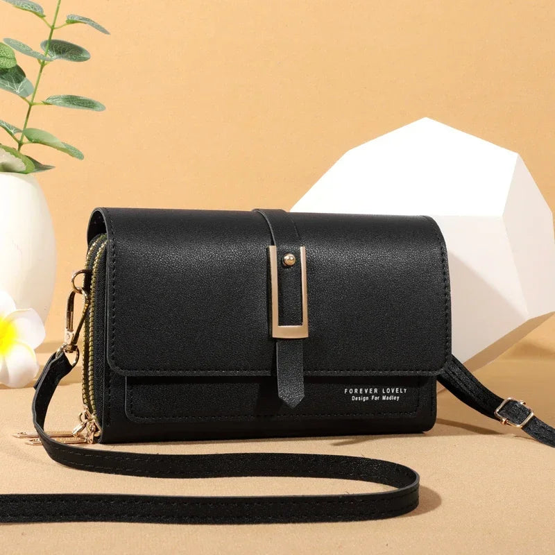 Roulens Small Crossbody Shoulder Bag for Women - Cellphone Bag with Card Holder, Wallet Purse and Handbag Features
