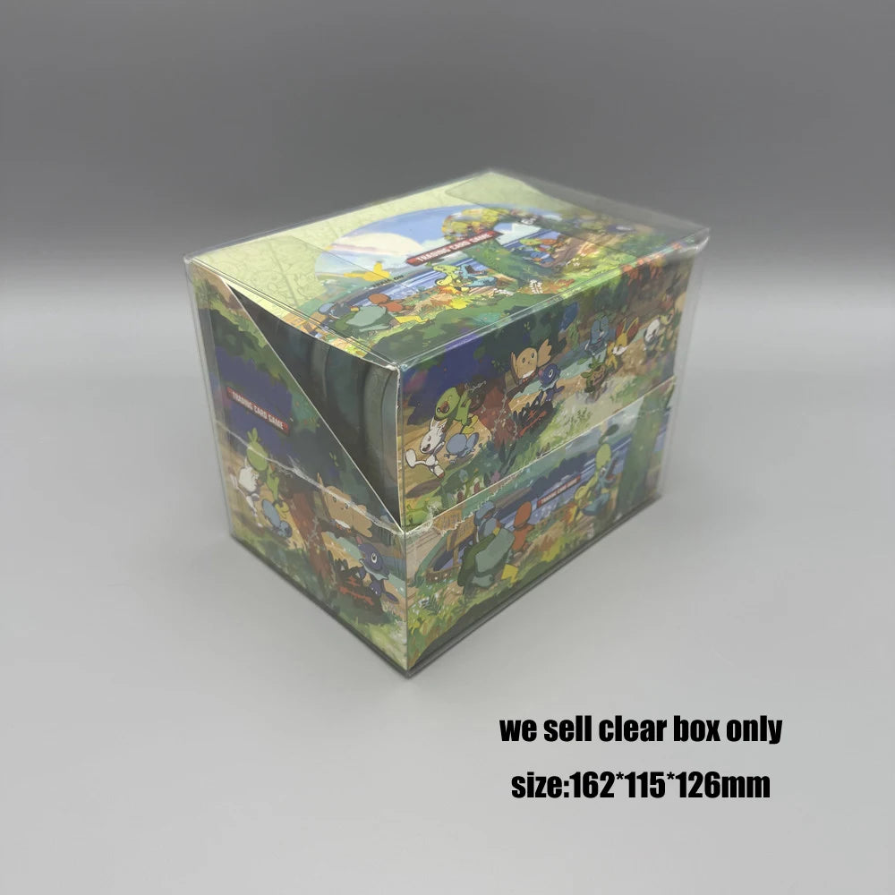 Transparent PET Storage Case - Protective Display Box for Pokémon TCG 25th Celebration Mini Tin Collection