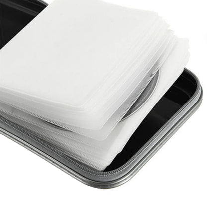 80/40-Piece CD DVD Storage Organizer - Large Capacity Zipper Disc Wallet Case for CD, DVD & VCD Collections