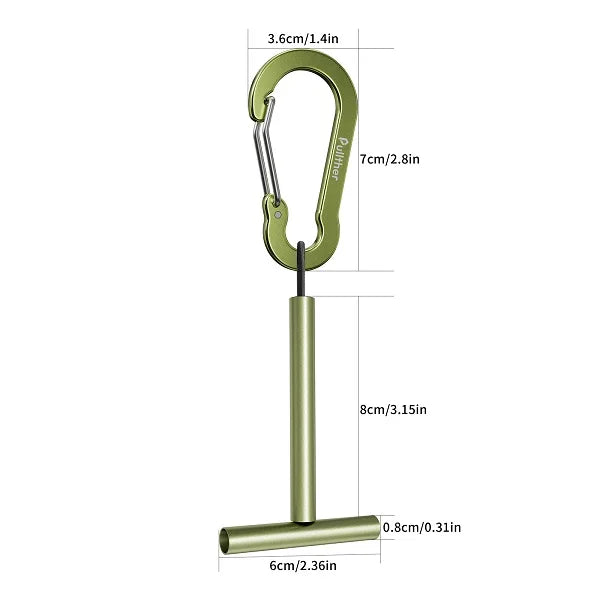 Pullther Fly Fishing Tippet Line Holder – Durable Aluminum Spool Storage for Leader & Tippet Spools