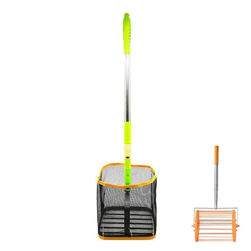 Portable Pickleball & Table Tennis Ball Picker – Extendable Retriever Scoop with Roller for Multi-Ball Training and Easy Collection Tool