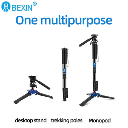 BEXIN Lightweight Aluminum Camera Monopod - DSLR Tripod Mount Adapter Support for Nikon Sony Cameras