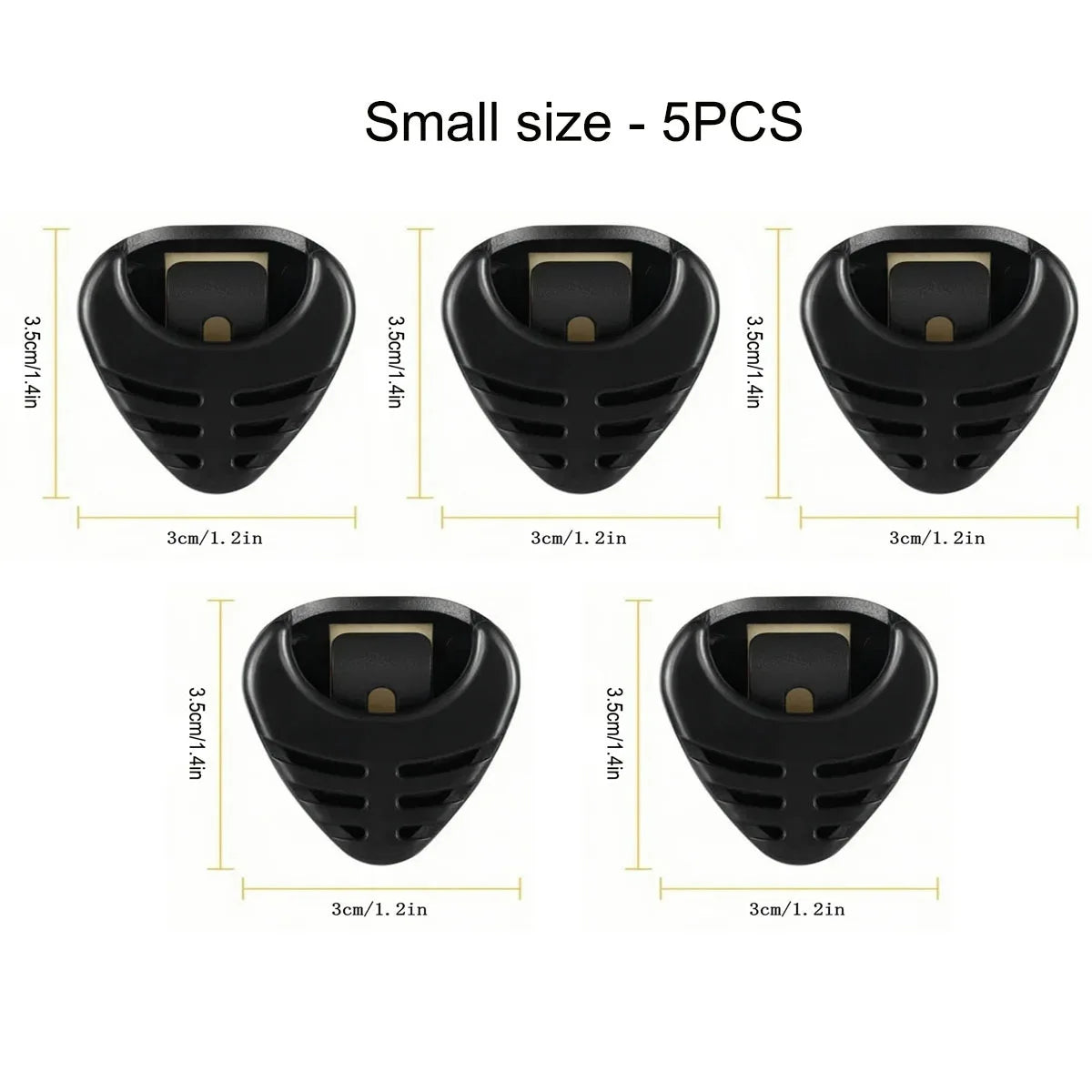 1/5/10pcs Guitar Pick Holder – Self-Adhesive Triangle Plectrum Case, Quick Storage Organizer