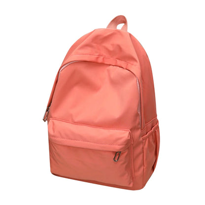 Women’s Waterproof School Backpack | Large Capacity Solid Color Daypack for Teens & Students