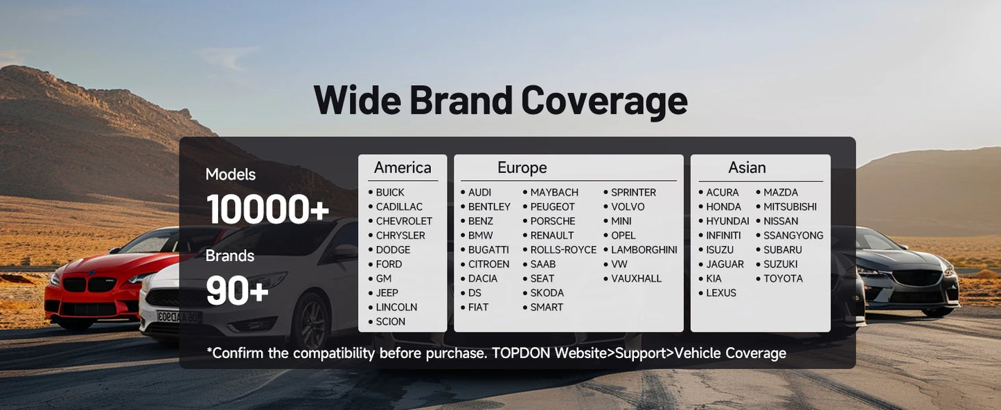 TOPDON Carpal OBD2 Scanner – All-System Vehicle Diagnostic Tool with Health Check, Smog & Battery Test for iOS & Android Bluetooth 5.0
