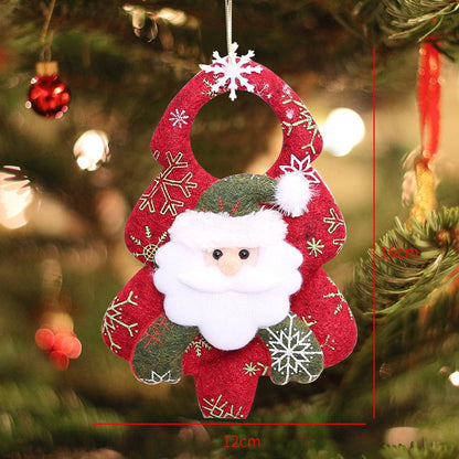 Red Star Christmas Tree Ornament – DIY Xmas Pendant New Year Party Gift Home Decor Noel Navidad