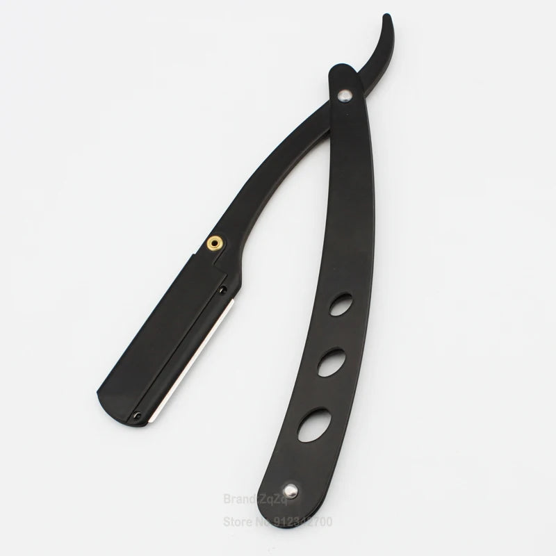 ZqZq 10 Shaving Blades – Straight Edge Razor for Haircut, Beard, Eyebrow Shaving & Manual Depilation