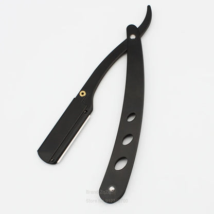 ZqZq 10 Shaving Blades – Straight Edge Razor for Haircut, Beard, Eyebrow Shaving & Manual Depilation
