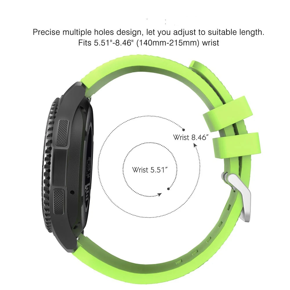 22mm Silicone Watch Strap for CMF Watch Series - Replacement Sport Band for CMF Watch 3 Pro, Watch Pro 2 and Compatible Models
