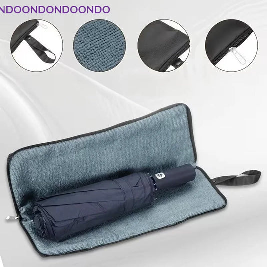 Small Waterproof Umbrella Storage Bag – Portable Clutch Pouch for Folding Umbrellas, Outdoor Use