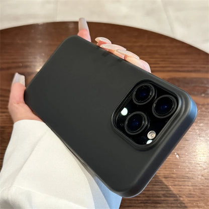 Soft Matte Transparent Candy Phone Case for iPhone 11–17 Pro Max - Shockproof Silicone Bumper Cover