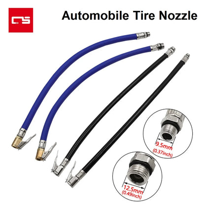 Car Tire Air Inflator Extension Hose – Twist Lock Air Chuck Adapter for Bike & Motorcycle Pump
