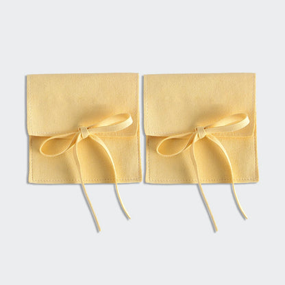 10PCS Velvet Jewelry Gift Pouches - Elegant Wedding Favor Bags & Microfiber Cosmetic Storage Bags