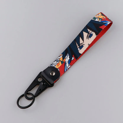 Anime Eagle Beak Keychain - Cool Figures Short Lanyard for Phone Rope - Badge Holder & USB Pendant - Portable Key Accessory