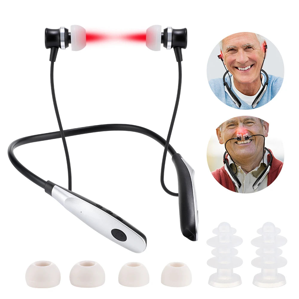 Portable Nasal and Ear Canal Laser Irradiator – Rechargeable 650nm Neck-Hanging Laser for Tinnitus Reduction