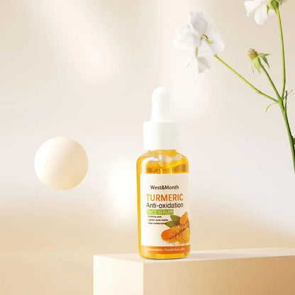Turmeric Face Whitening Serum – Anti-Oxidation Dark Spot Corrector for Facial Brightening & Skin Clarity