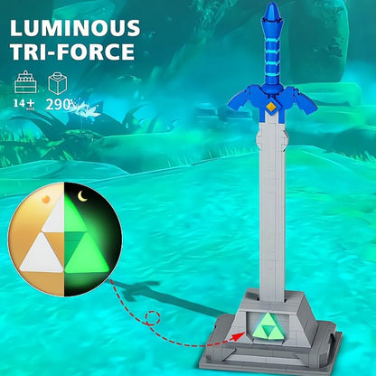 Master Sword Creative Building Block Set – 290PCS Desktop Assembly Bricks Toy Kit