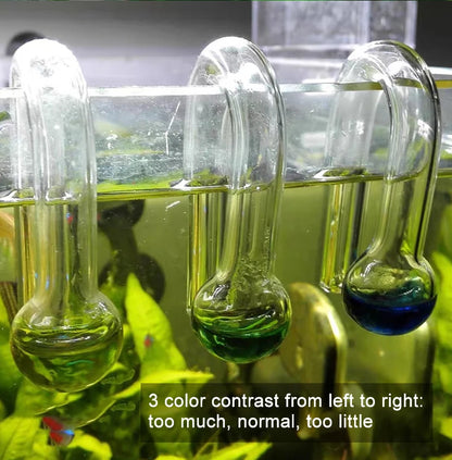 Aquarium CO2 Indicator Solution – Liquid Drop Checker for Monitoring CO2 Concentration in Plants & Fish Tank