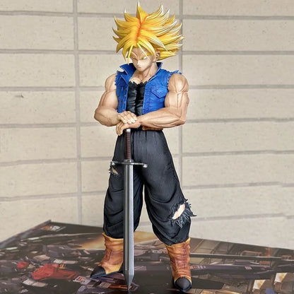 25CM Dragon Ball Z Trunks Action Figure - PVC Statue Collectible Model, Anime Decoration & Gift Toy
