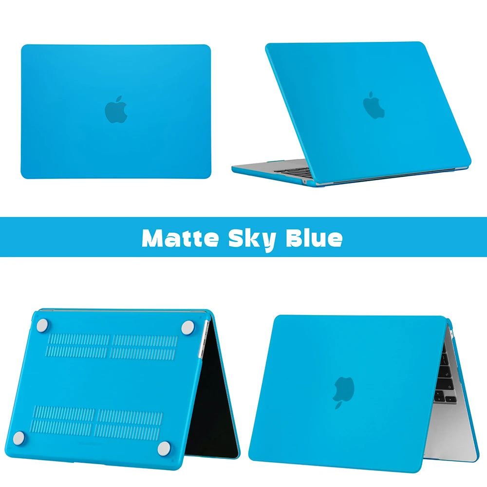 MacBook Air 13 Case - Compatible with MacBook Air M1, M2 (2023), Air 15, Pro 14 M3 (2023), and Pro 16 Cover - Laptop Accessories
