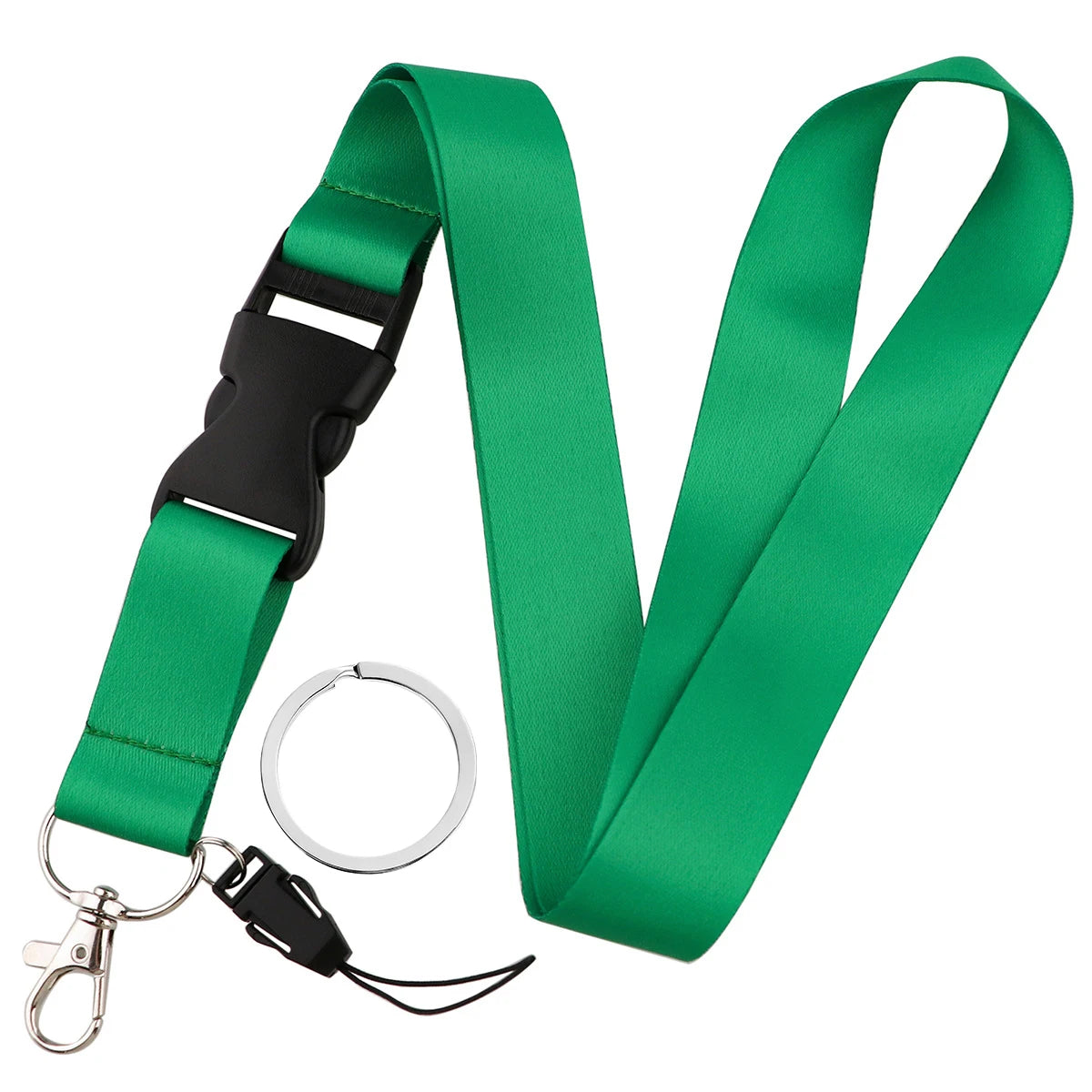 Mobile Phone Lanyard - Solid Color Neck Strap for Phone, ID Card, Keys & Key Ring Accessories