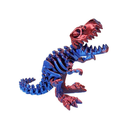 3D Printed Tyrannosaurus Rex Model - Realistic Jointed Movable Dinosaur Figure Toy & Desktop Decoration Gift