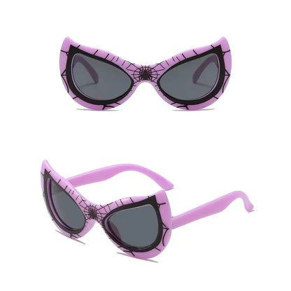 Kids Cartoon Sunglasses - UV400 Trendy Summer Eyewear for Children, Anti-Reflective Outdoor Sun Glasses