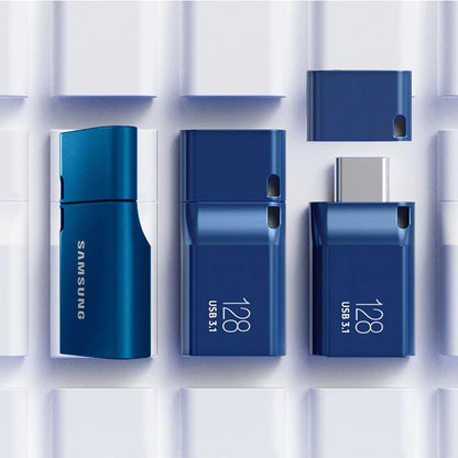 Samsung USB Type-C Flash Drive - Metal Waterproof High-Speed Memory Stick 64GB–256GB for Smartphone, Tablet & Computer