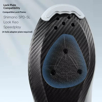 WEST BIKING Road Cycling Shoes - Breathable Mesh Clipless Bicycle Shoes with Dual Knob Buckle Closure