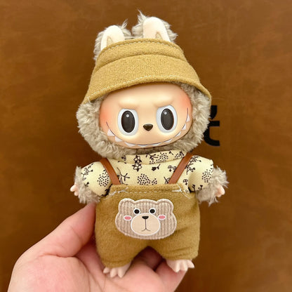 15-17CM Labubu Doll Clothes – Mini Plush Cotton Outfits for I, II, III Dolls, Party & Gift Accessories