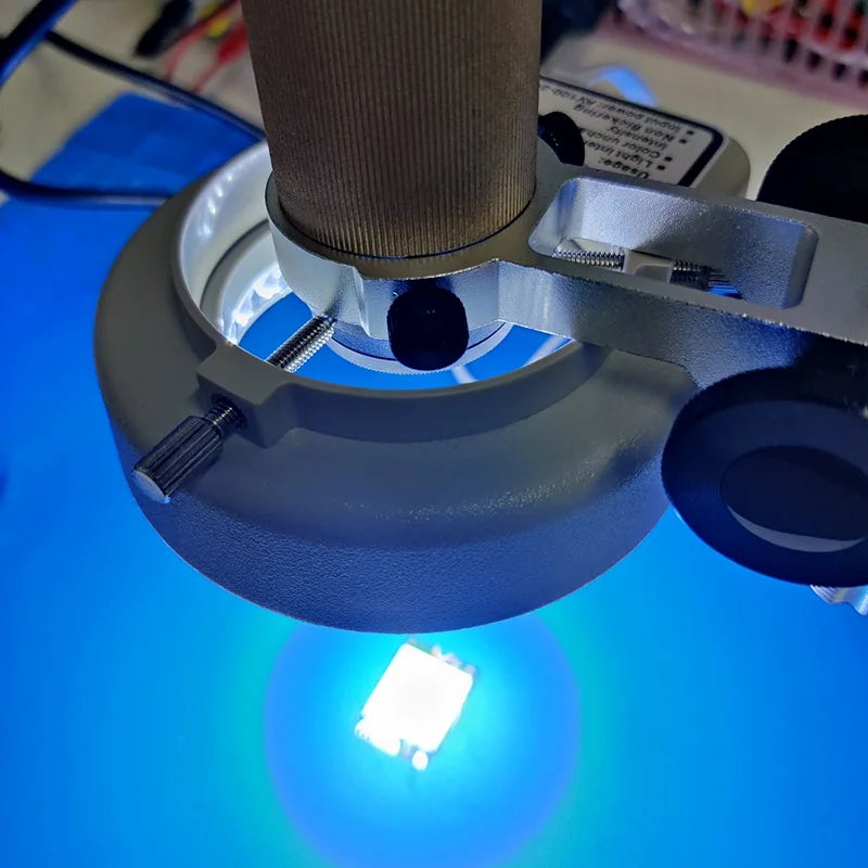 1080P 4K Digital Microscope — Full HD Industrial C-Mount Camera for PCB Welding & Mobile Phone Repair Stand