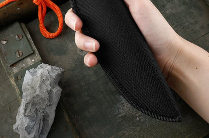 Outdoor Tactical Straight Knife — Portable EDC Survival & Self-Defense Tool
