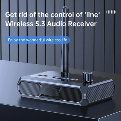 Bluetooth 5.3 Audio Receiver Adapter – USB, RCA, 3.5mm AUX & Optical Wireless Music Player for Car & Home Speakers