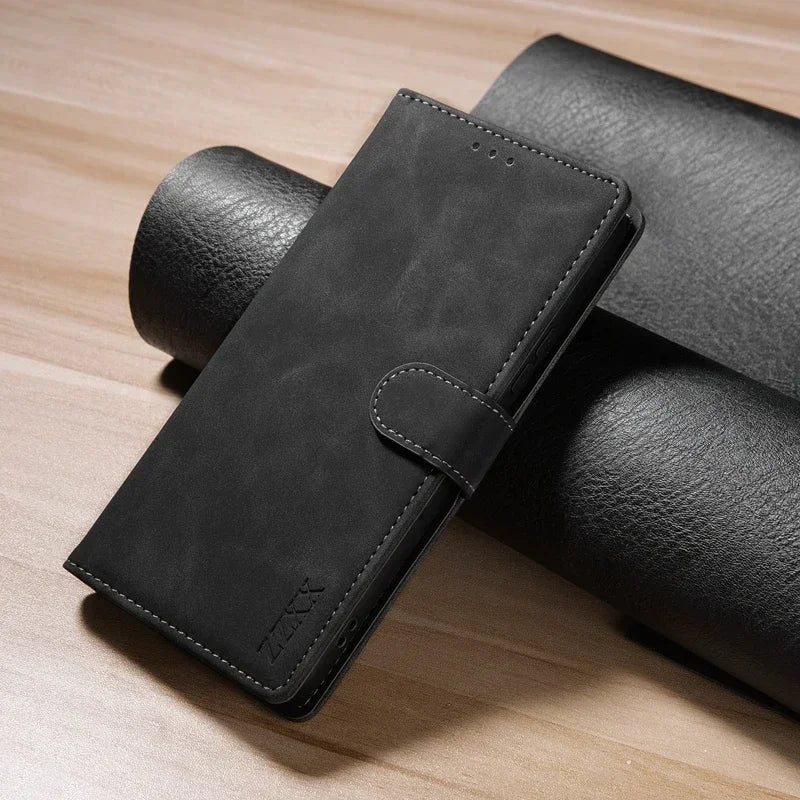 Wallet Card Slot Flip Leather Case for Samsung Galaxy A05s A07 A13 A14 A15 A16 A17 A26 A34 A35 A36 A52 A53 A54 A55 A56 A71 - Protective Phone Cover