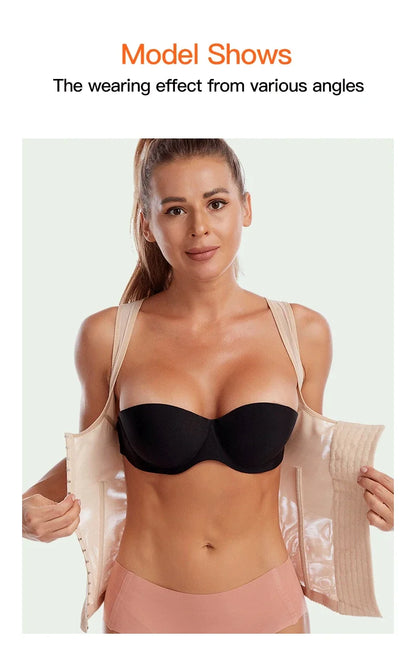 Waist Corset Postpartum Shapewear – Slimming Tummy Trainer, Flat Belly Waist Trainer & Body Shaper for Women