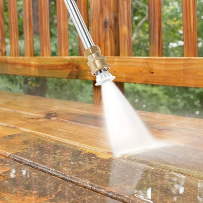 Heavy-Duty High-Pressure Water Spray Gun – Durable Aluminum Alloy with 2 Nozzles for Car & Garden Cleaning