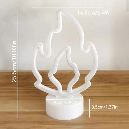 Countertop Decorative Neon Sign – USB or Battery-Powered Night Light for Holiday, Party, Kitchen & Home Decor