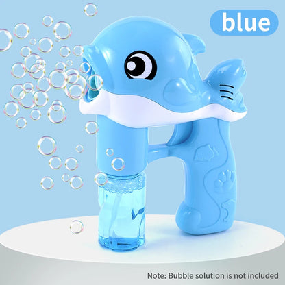 Whale Automatic Bubble Gun - Handheld Bubble Blower Toy for Summer Fun, Easter & Birthday Parties